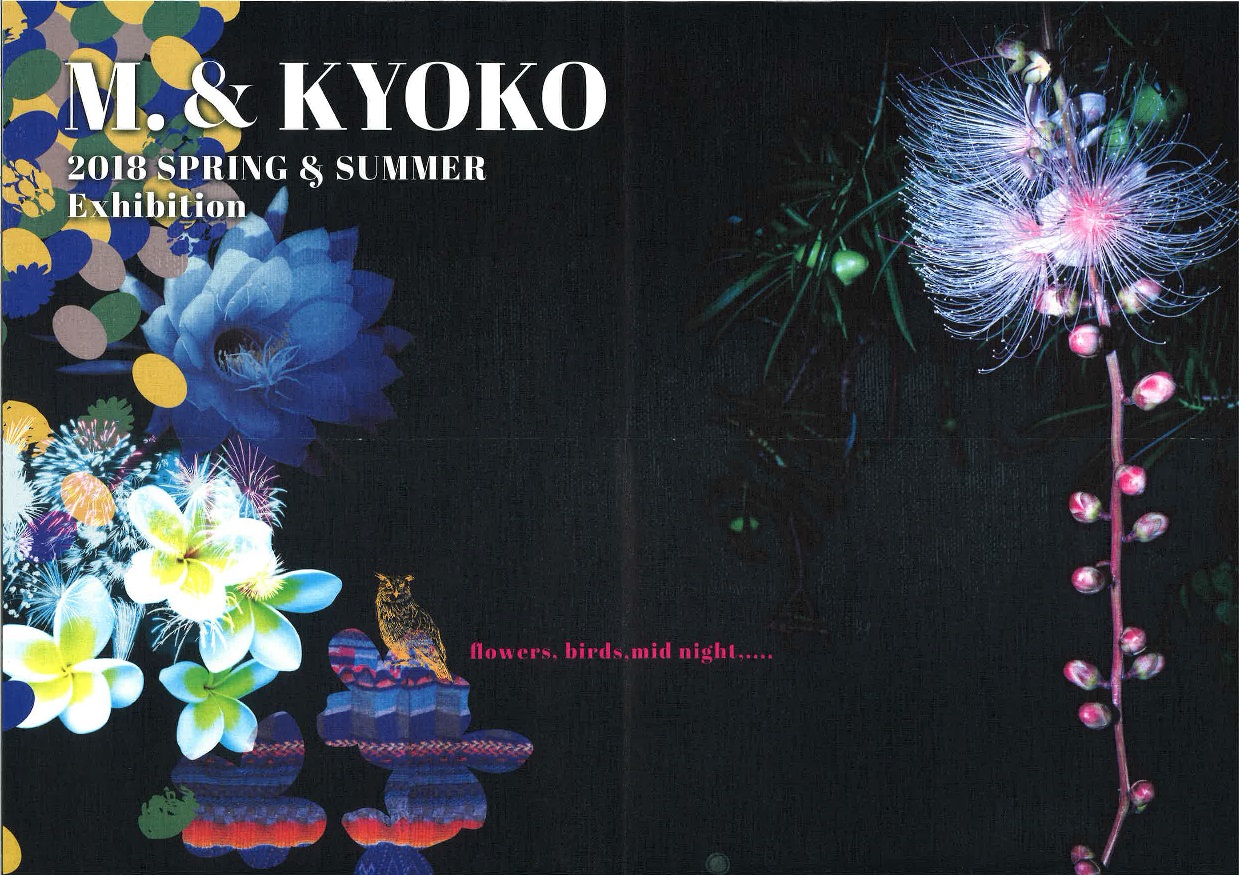 2018　M.&KYOKO SPRING  &  SUMMER Exhibitionの写真
